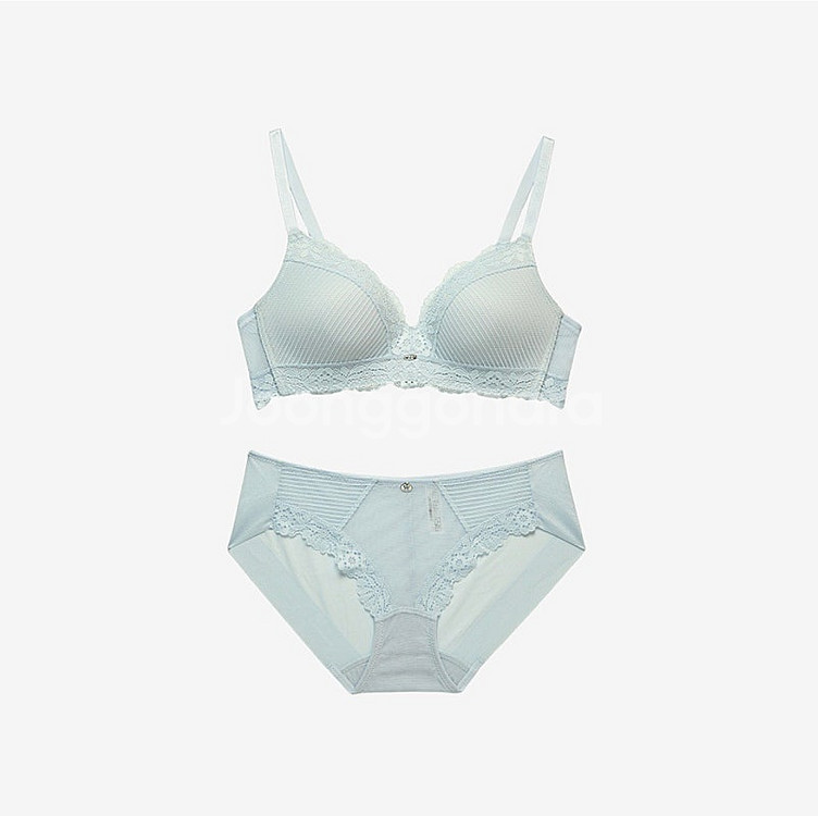 원더브라 브라이트 노와이어 브라+팬티 세트 3set (...--3