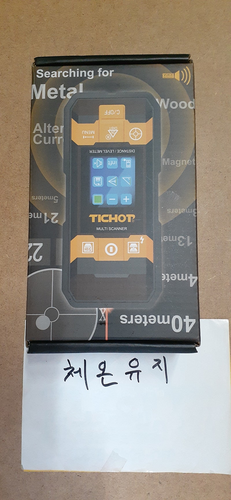 TICHOP 티찹 TDM-40 PLUS 3in1 (거리측정기 금속탐지기 수평기 레이저 계측 계량 거리측정) 팝니다