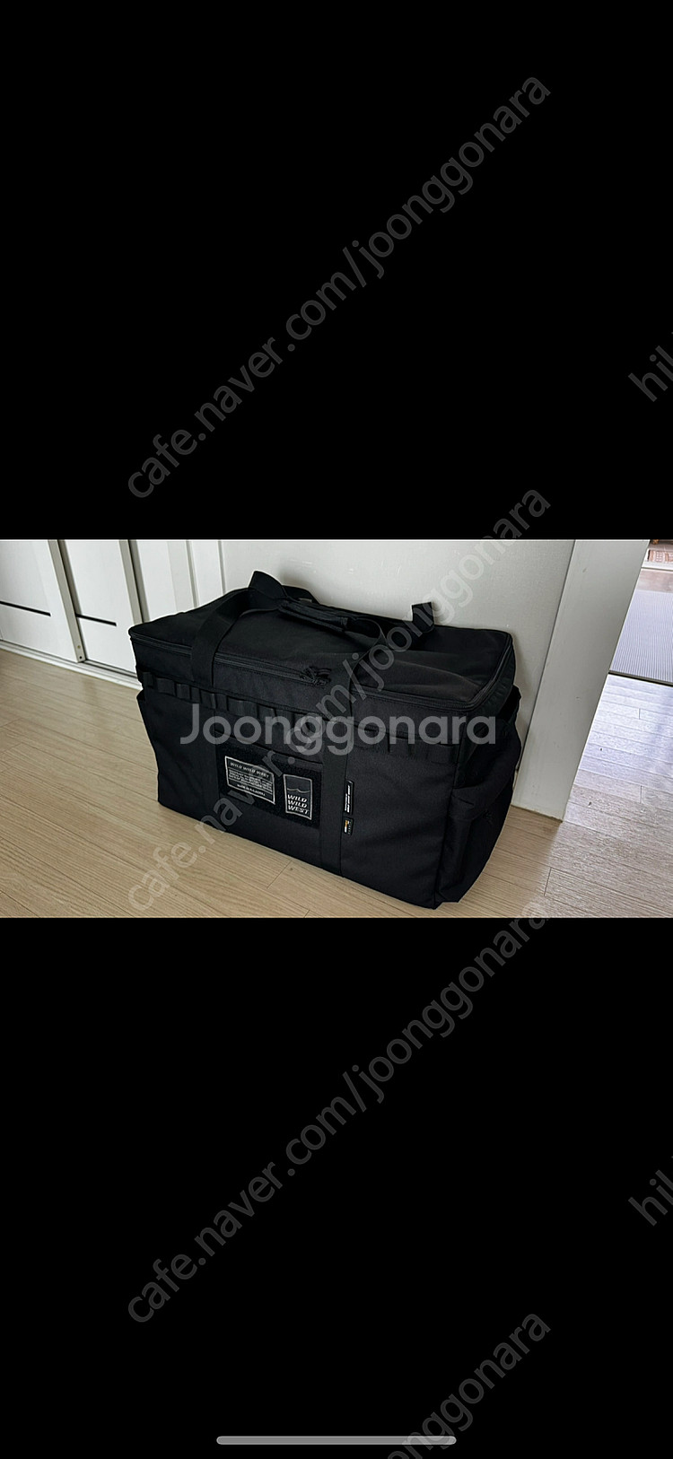 와일드와일드웨스트 택티컬 컨테이너 캠핑 가방 L 블랙--5