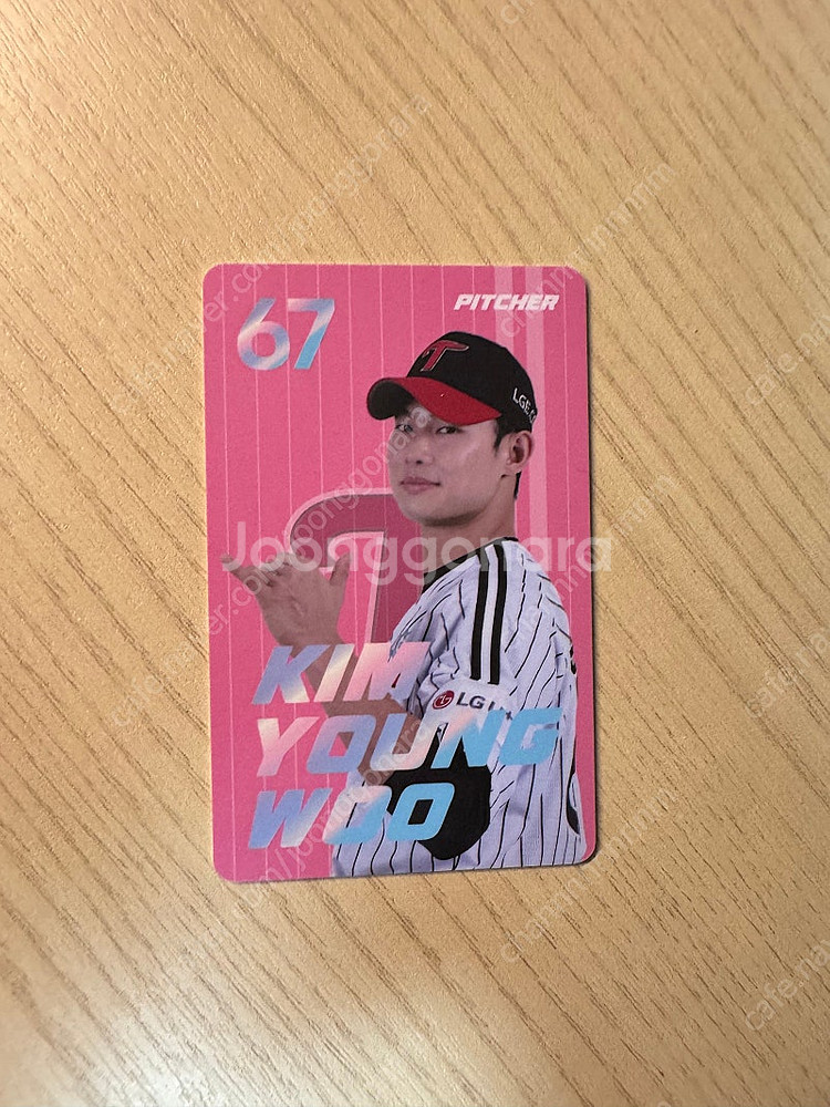 LG 트윈스 김영우 포토카드 SET--1