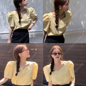 미시착 새상품) 위드아웃썸머 carrot blouse 캐롯 캐럿 블라우스