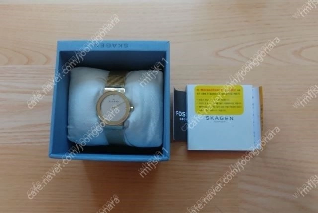 까르뱅 cv602burnv 40mm, 스카겐 358SGGD 골드 레이디스 메탈 시계 팝니다(가격내림). 이미지