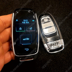 아우디 모든차종 다양한 연식 자동차키를 최신형 AUDI 타입 LCD 풀터치 스크린 디스플레이키로 업그레이드 전환 제작 편리한 근접도어, 원격 차량제어 기능 추가 활성화 작업