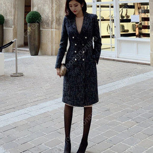 레티첼라 Aaron tweed coat 아론 트위드 코트 M사이즈 배포 45000원
