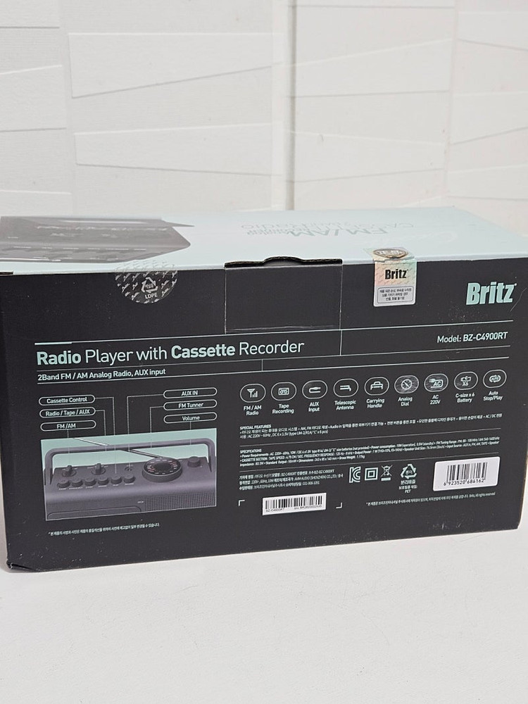 브리츠 BZ-C4900RT 카세트플레이어--1