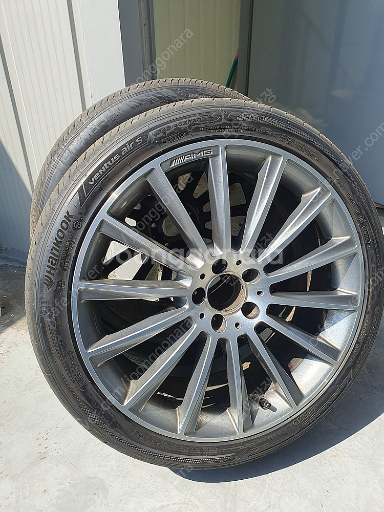 벤츠 S클래스 ML450 앞 타이어 휠 2개2중고245...--6