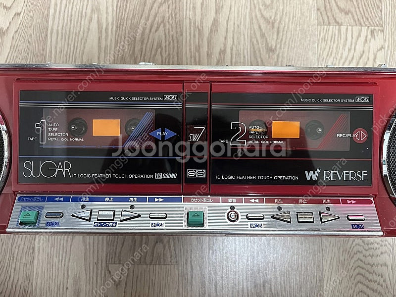 TOSHIBA SUGAR RT-SW7 카세트 녹음기 워...--0