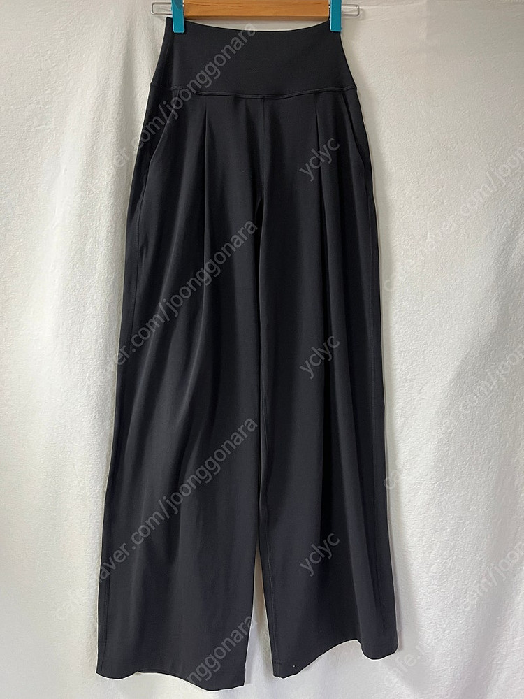 룰루레몬 팔라초 팬츠 아시아핏 블랙 xs 새상품 판매합니다--3