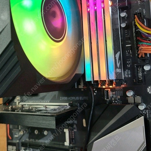 인텔 i9 9900KF + 기가바이트 Z390 AORUS ELITE + AORUS ATC800 쿨러 세트 판매