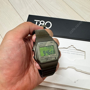 타이맥스 T80 올리브 메탈 시계