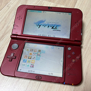 닌텐도 new 3ds xl 뉴큰다수 레드 순정 포뱅 상태 좋음