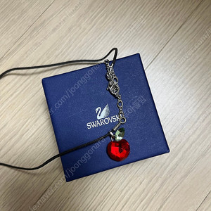 스와로브스키 사과목걸이