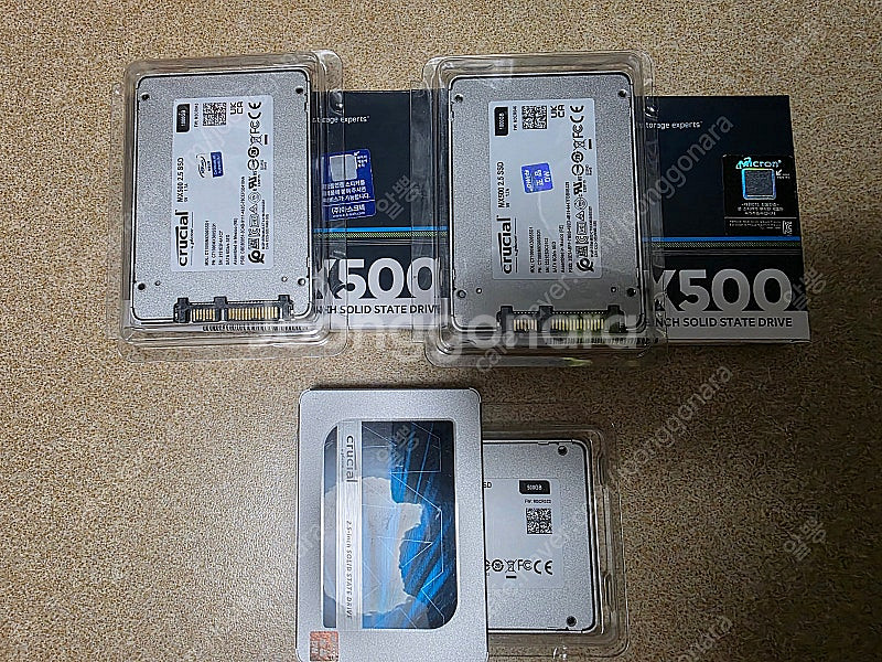 마이크론 Crucial MX500 1TB(신품) 1개 ...--0