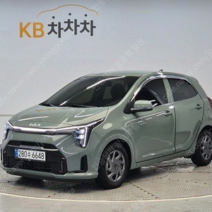 경차 중고 모닝 중고차 시세 기아 중고차 녹색 2024년식 13,581km 1.0 가솔린 프레스티지 개인사업자 차량구매
