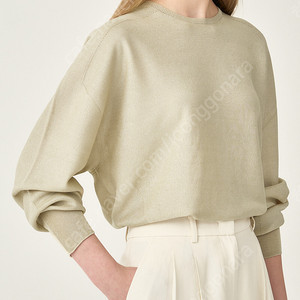 25년 더캐시미어 실크 홀가먼트 니트 탑