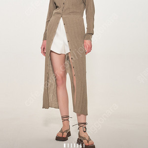 한섬 타임 롱 가디건 새상품