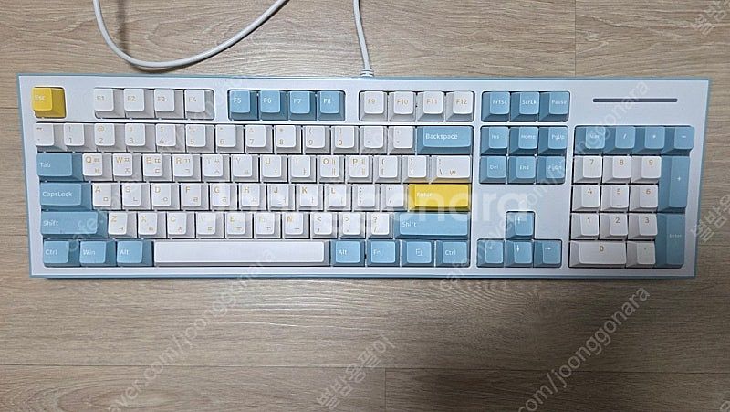 COX 저소음 백축 기계식 키보드 CK01SL PBT ...--1