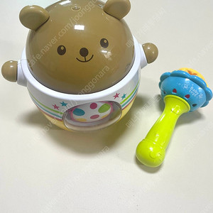 아기 콤비 곰돌이오뚝이,딸랑이