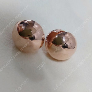 18k 공귀걸이(핑.골)