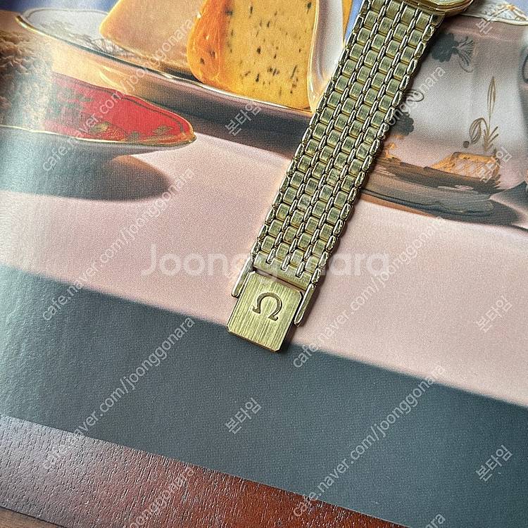 오메가 빈티지 드빌 금도금 스틸 쿼츠 27.2mm--2