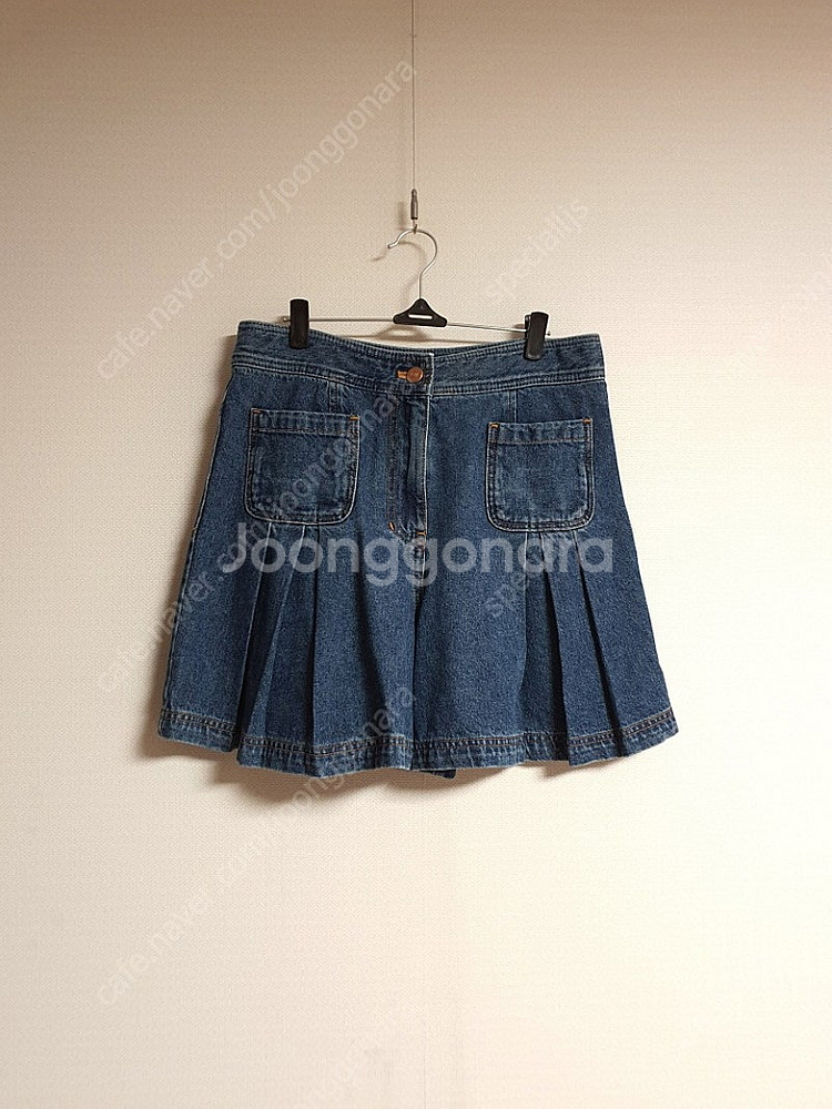 럭키슈에뜨 캉캉 스커트, 데님 쇼츠 팬츠 24ss 프릴...--1