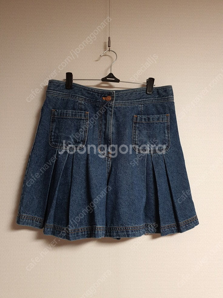 럭키슈에뜨 캉캉 스커트, 데님 쇼츠 팬츠 24ss 프릴...--3