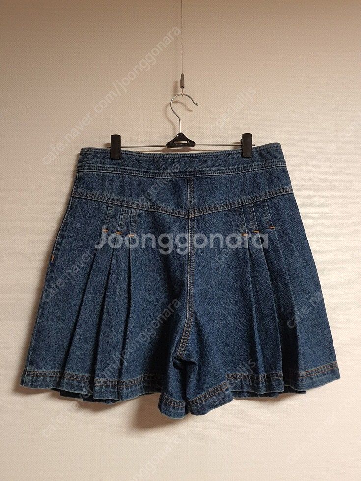 럭키슈에뜨 캉캉 스커트, 데님 쇼츠 팬츠 24ss 프릴...--9