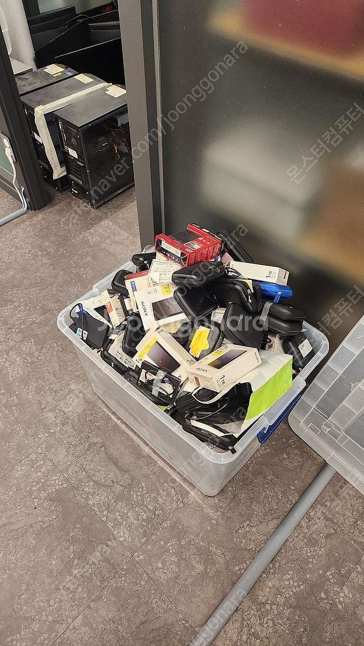 500기가, 1테라, 2테라, 3테라, 4테라 외장하드...--0