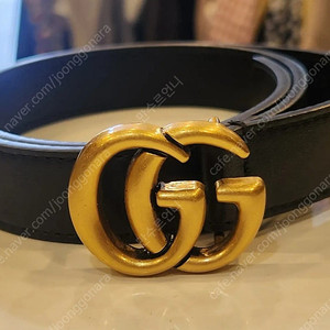 정품 구찌 GG 마몽 벨트