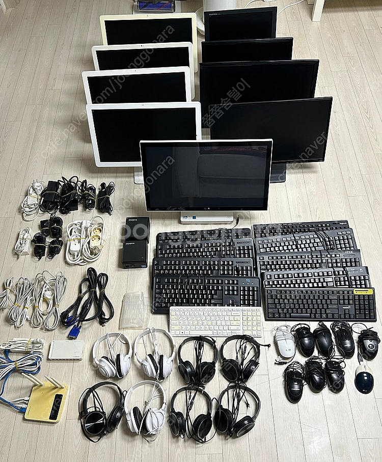 학원 컴퓨터실 통째로 급처! 모니터+미니PC등--0