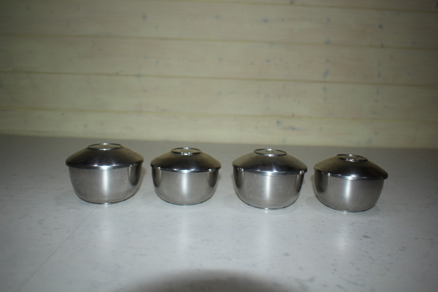 4번 부공 백동 유기 뚜껑있는 밥공기 (1개당 판매) 전통 그릇 전통음식 명절 제사 그릇 방짜 놋그릇 이미지