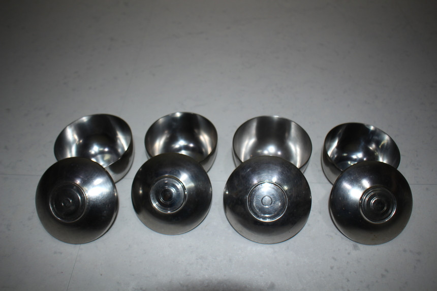 4번 부공 백동 유기 뚜껑있는 밥공기 (1개당 판매) 전통 그릇 전통음식 명절 제사 그릇 방짜 놋그릇 이미지