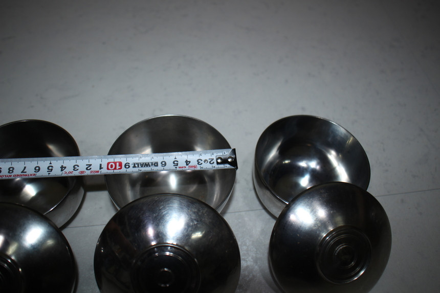 4번 부공 백동 유기 뚜껑있는 밥공기 (1개당 판매) 전통 그릇 전통음식 명절 제사 그릇 방짜 놋그릇 이미지