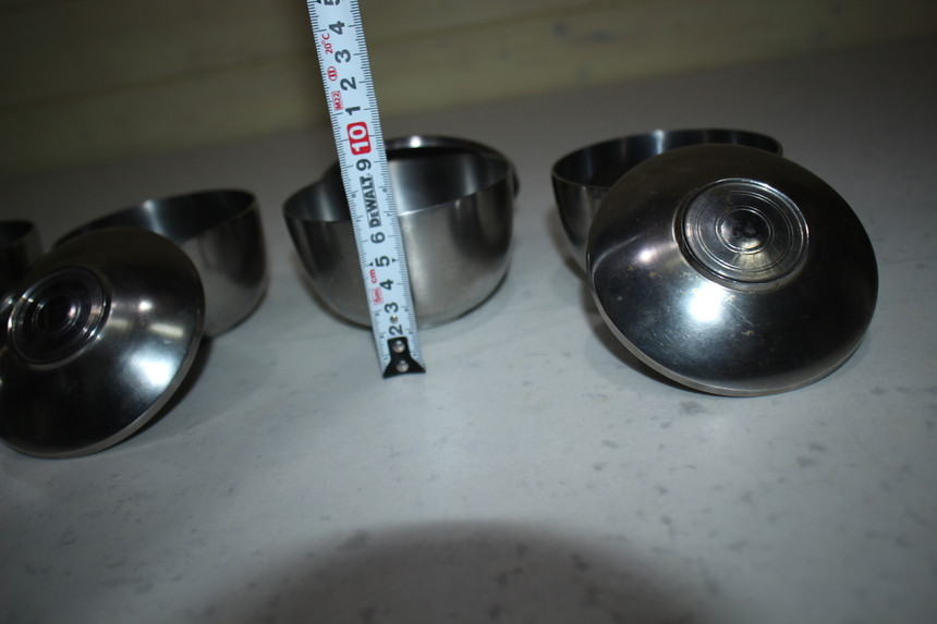 4번 부공 백동 유기 뚜껑있는 밥공기 (1개당 판매) 전통 그릇 전통음식 명절 제사 그릇 방짜 놋그릇 이미지