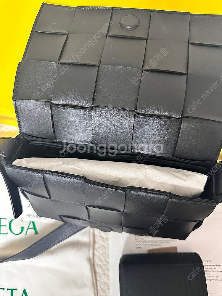 보테가베네타 카세트백 블랙--2