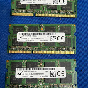 노트북용 램 메모리 ddr3l 14900s 8g 4장