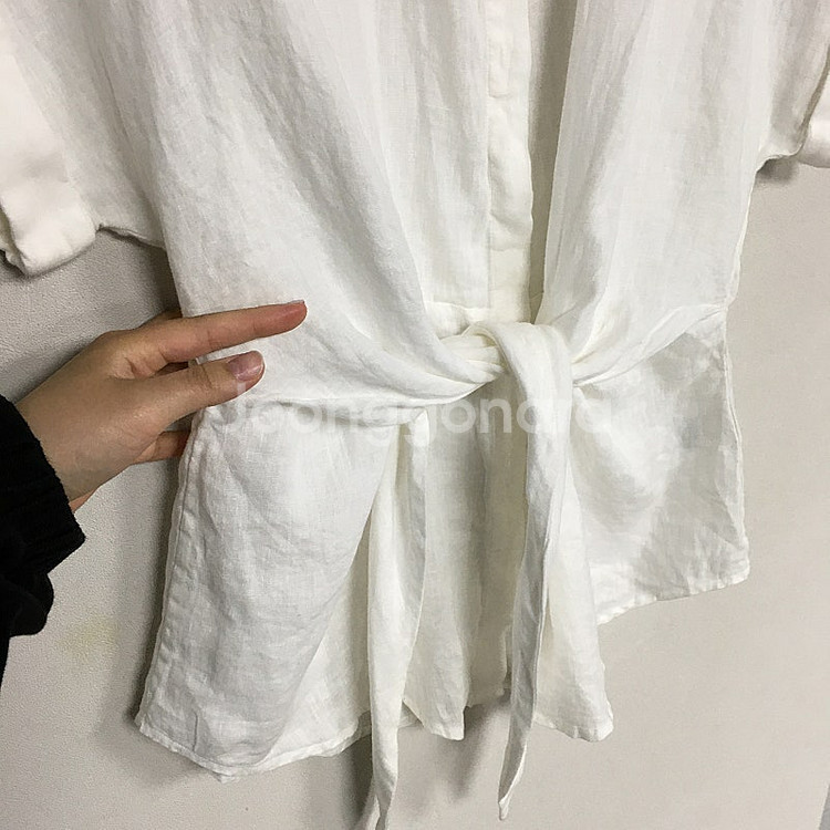 랄프로렌폴로 리본 린넨 반팔 셔츠 L / 랑방 마인 오...--3