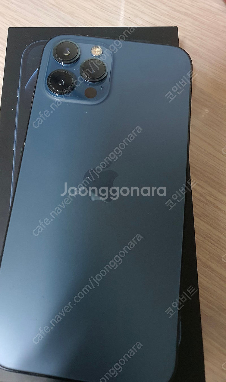 아이폰12 프로맥스 128gb 블루--4