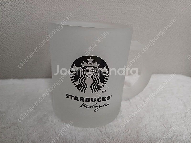 스타벅스 말레이시아 불투명 유리 머그컵 355ml--1