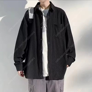 남성용 긴팔 블랙 셔츠 택있는 새상품