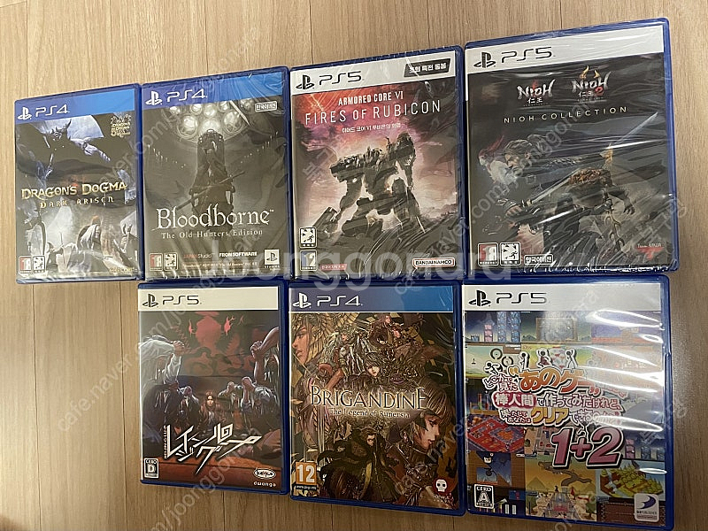 PS4,5 밀봉 및 최상급 게임 7개 일괄 판매합니다.--0