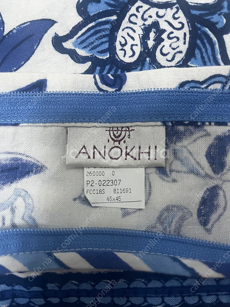 새상품/아노키 ANOKHI 쿠션커버 3장일괄(반값택배비...--4