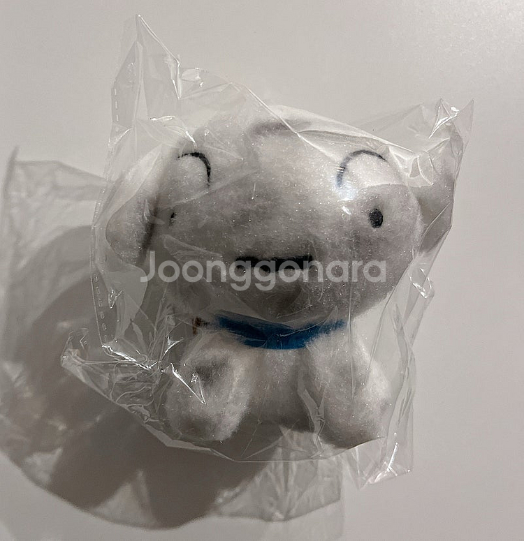 탄광마을의 흰둥이 인형 키링--0
