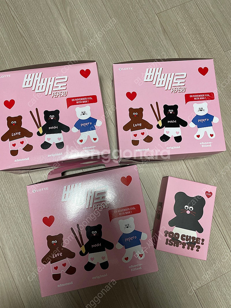 모남희X빼빼로 3세트+블핑이 인형 키링--0