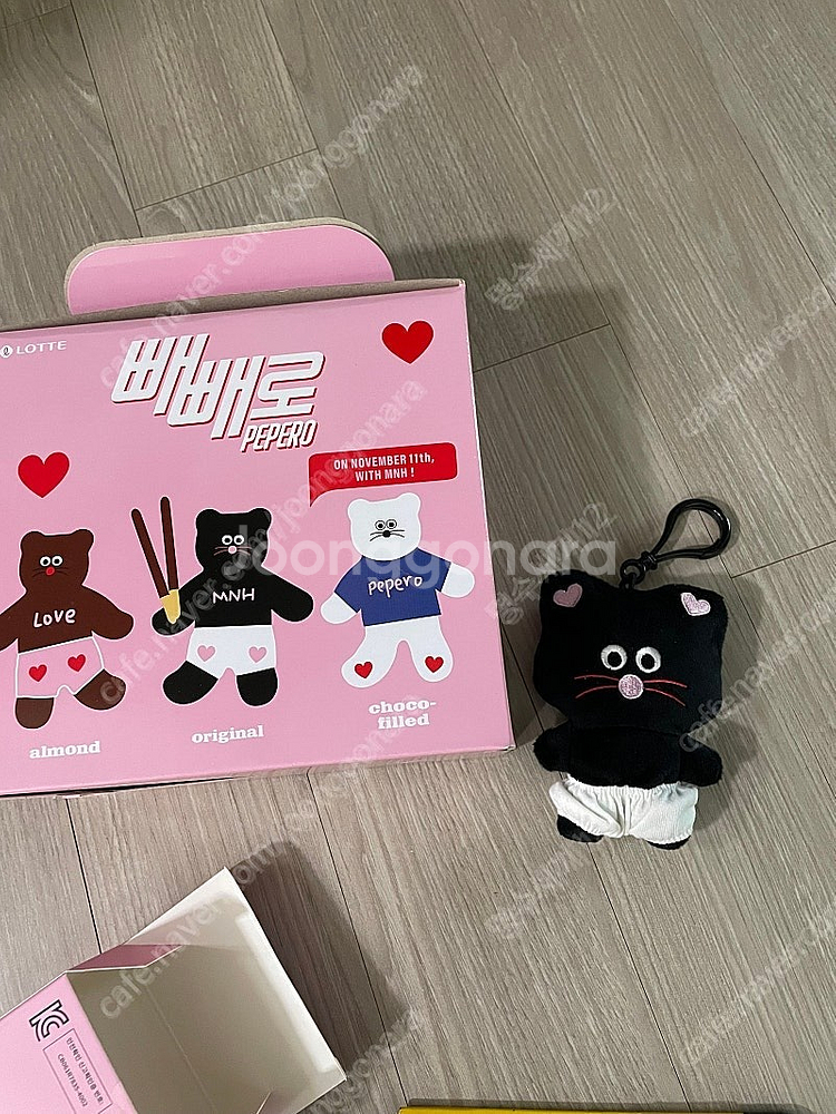 모남희X빼빼로 3세트+블핑이 인형 키링--3
