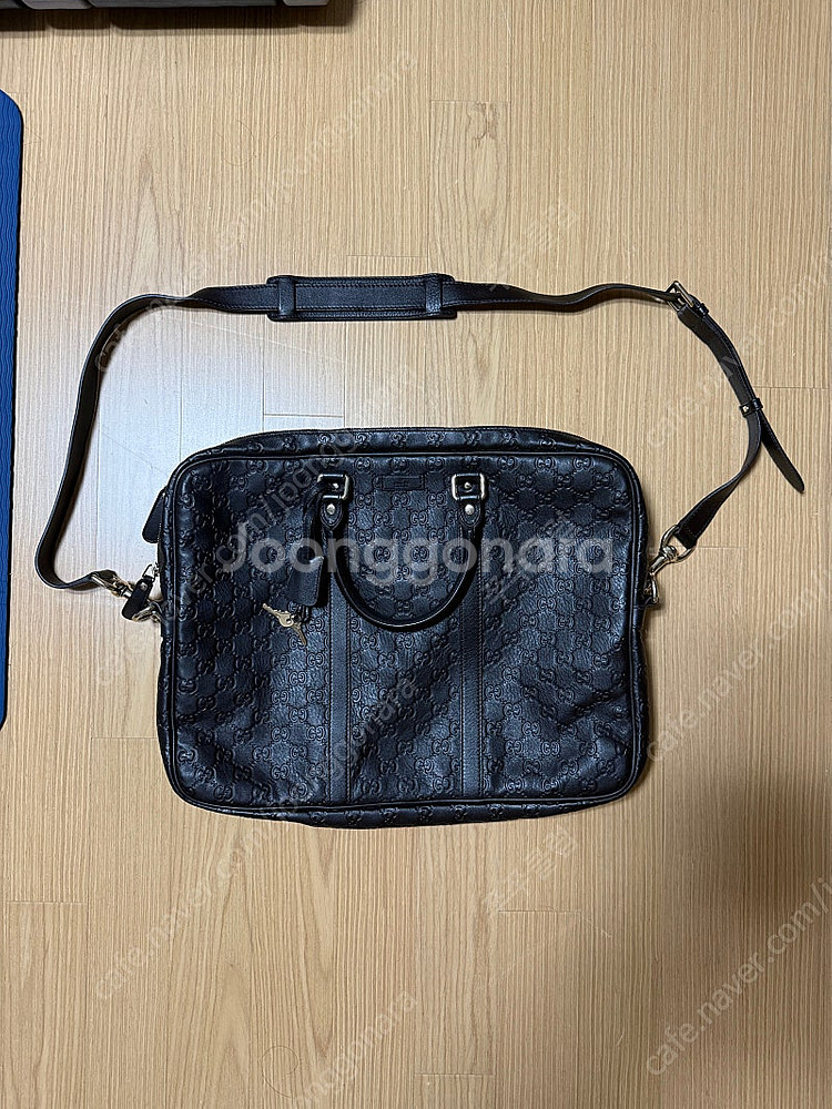 정품 구찌 남성 가죽 브리프케이스--0