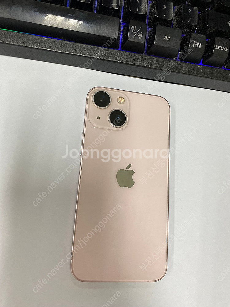 205833 아이폰13미니 핑크 A급 256GB 무잔상...--0