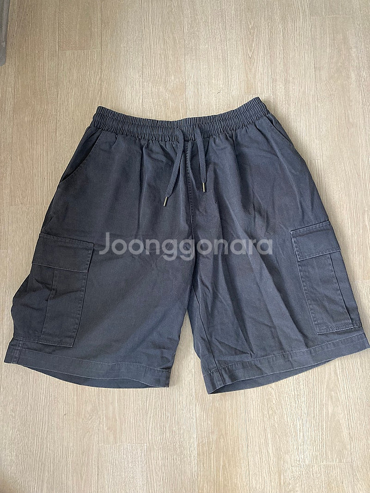 [L] 무신사 테이크이지 스톤 워싱 카고 숏팬츠 쇼츠 ...--2