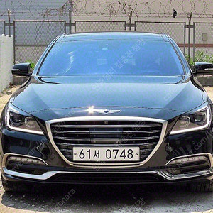 제네시스 중고자동차 제네시스 G80 중고 G80 중고차 검정색 2017년식 3.8 GDI AWD 파이니스트 최상급 차상태