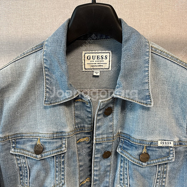 GUESS 게스 여성 연청 라이트블루 데님자켓 청자켓--4